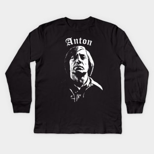 Anton Chigurh ∆ Kids Long Sleeve T-Shirt